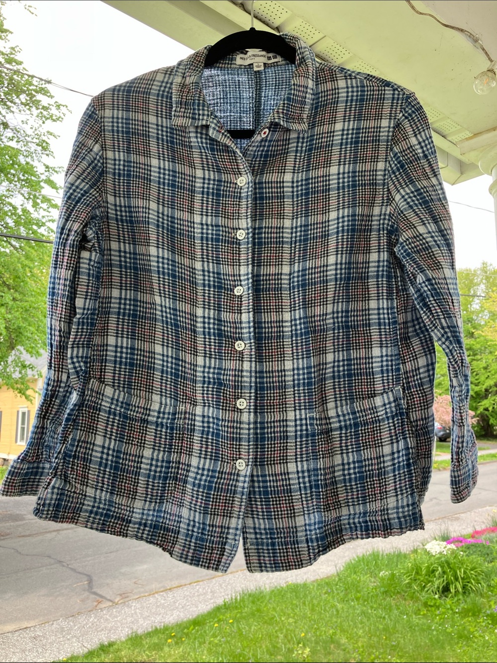 Double Cloth Gauze button down shirt